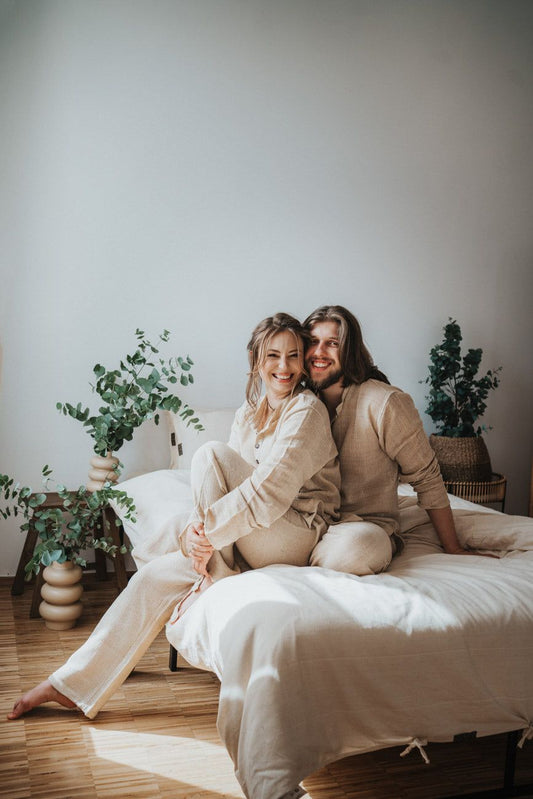 Pokrzywa - prześcieradło bawełniane, ECO Friendly Sleep, prześcieradło hipoalergiczne marki FUAN (kolekcja Ruslana)